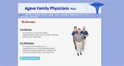 Desktop Screenshot of agavefamilyphysicians.com